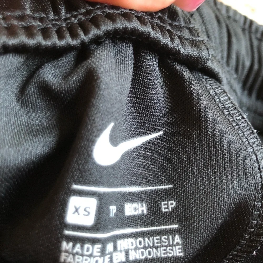 Nike Black & Gray Stripe Joggers Size XS